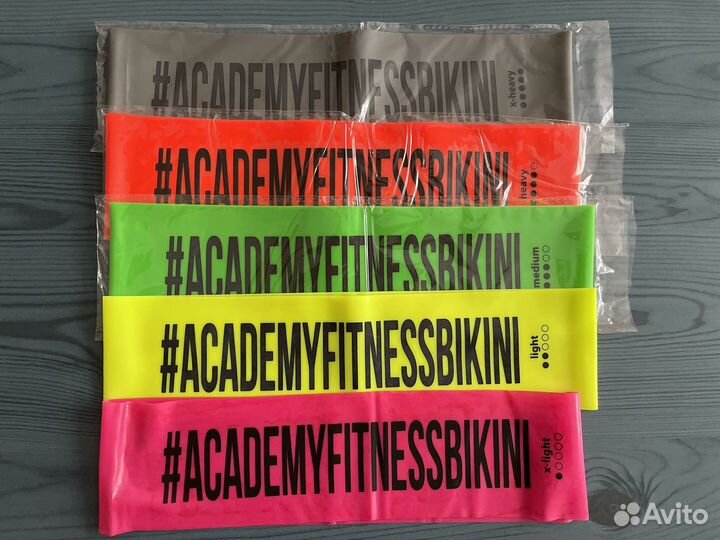 Резинки для фитнеса fitness bikini Academy