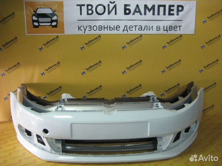 Бампер передний Volkswagen Polo окрашенный в цвет