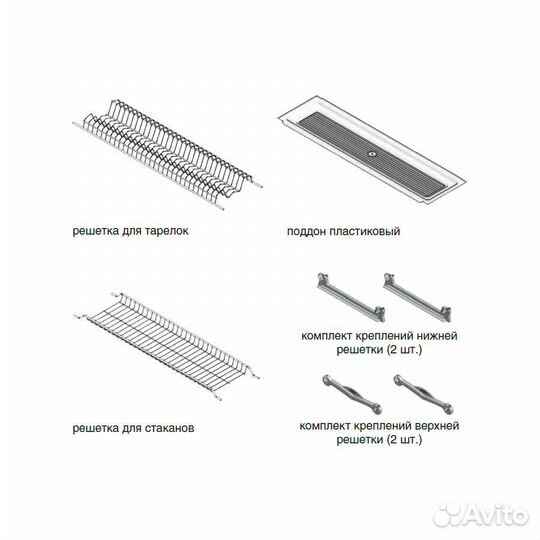 Сушка для посуды inoxa Италия