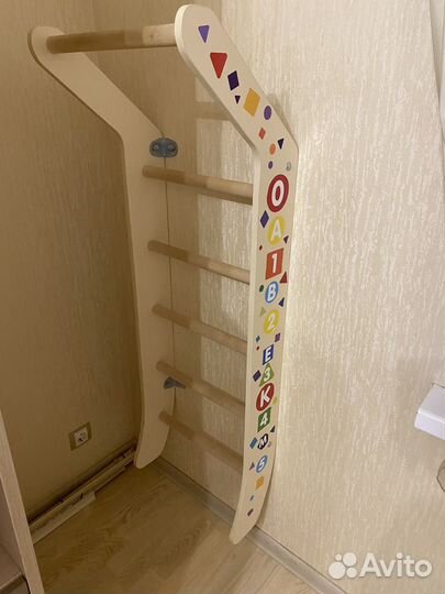 Шведская стенка деревянная бу