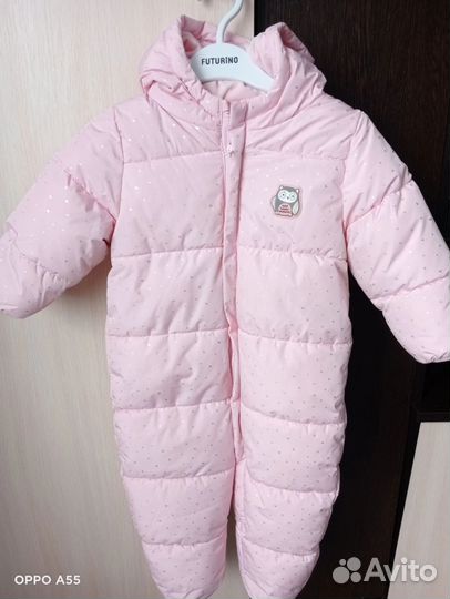 Зимний комбинезон для девочки 80