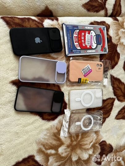 Защитное стекло и чехлы iPhone 12