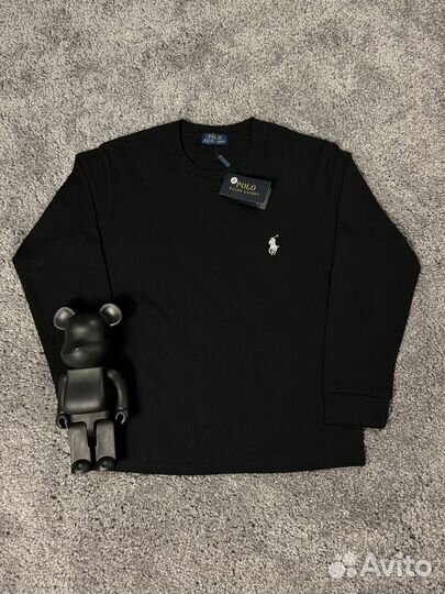 Лонгслив polo ralph lauren черный