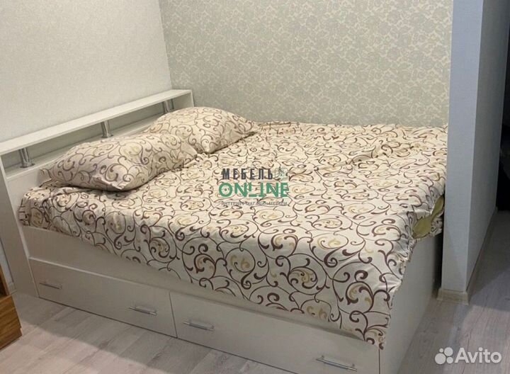 Кровать Саломея двуспальная 160х200 с ящиками