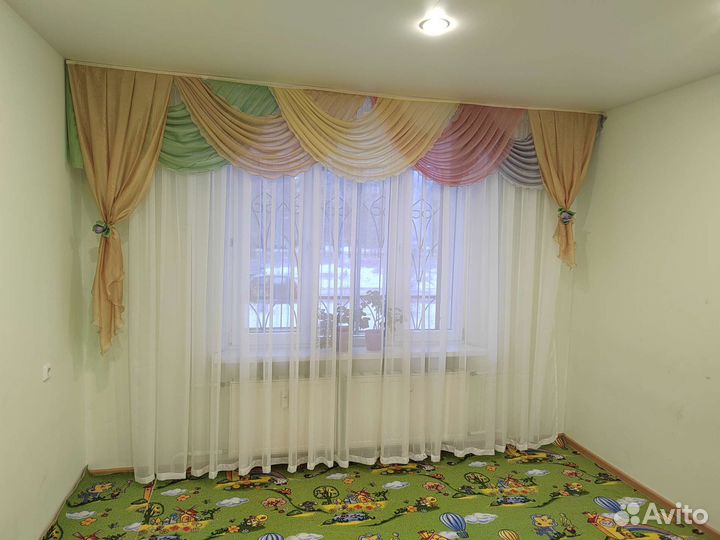 Шторы с ламбрекеном и тюль бу