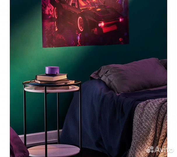 Умная колонка Яндекс Станция Лайт с Алисой, фиолет