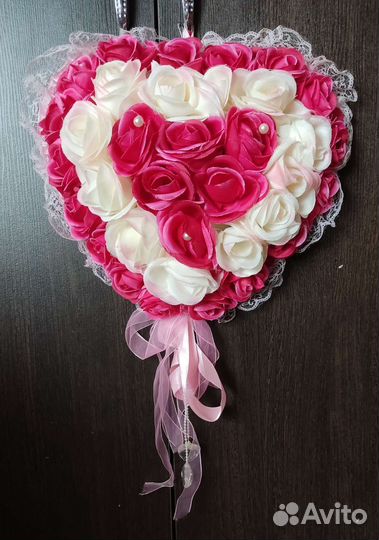 Свадебное украшение сердце