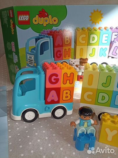 Lego duplo 10915 грузовик алфавит