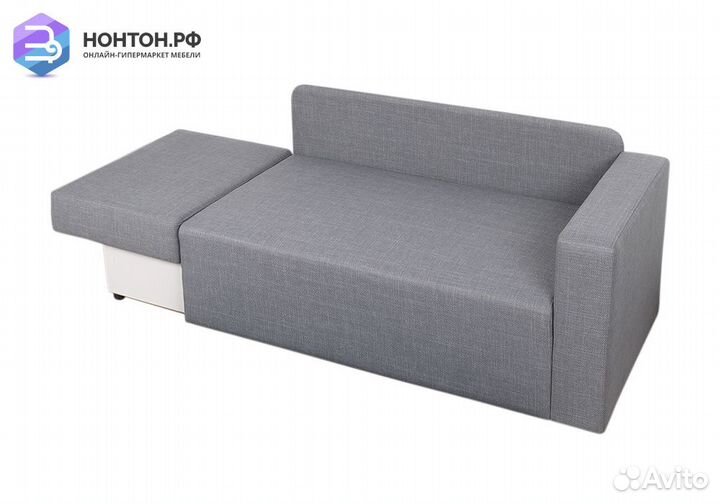 Диван еврокнижка Плей серый