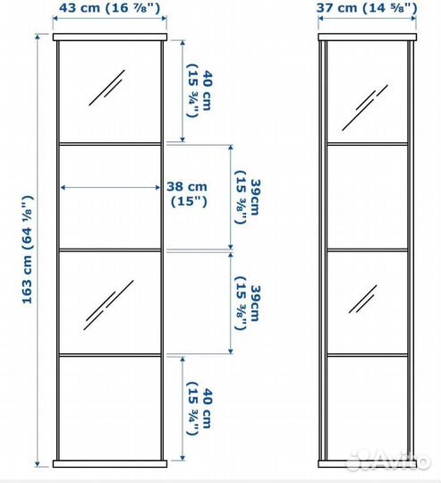 Витрина IKEA