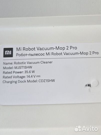 Mi Robot Vacuum-Mop 2 Pro