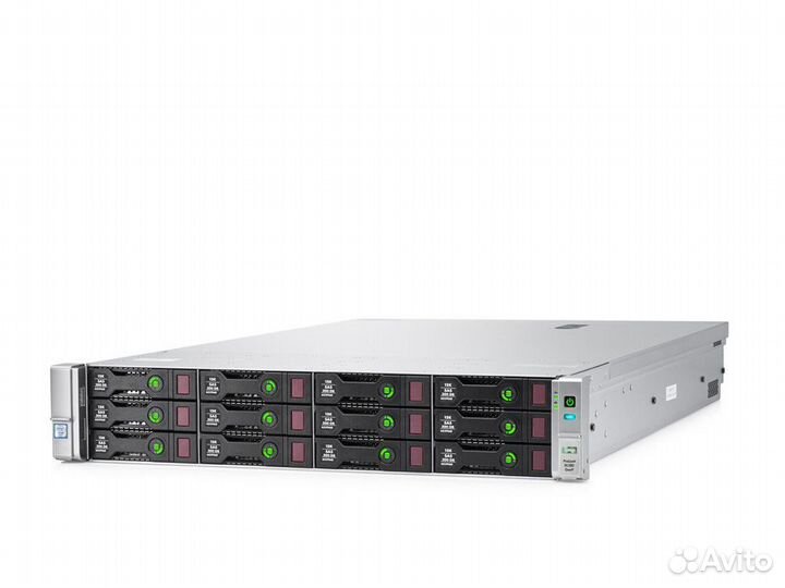 Сервер HP DL380 Gen9 2xE5-2640 v3 6x16GB 2133P 500W