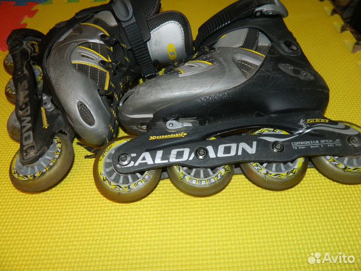 Роликовые коньки детские раздвижные 19-21