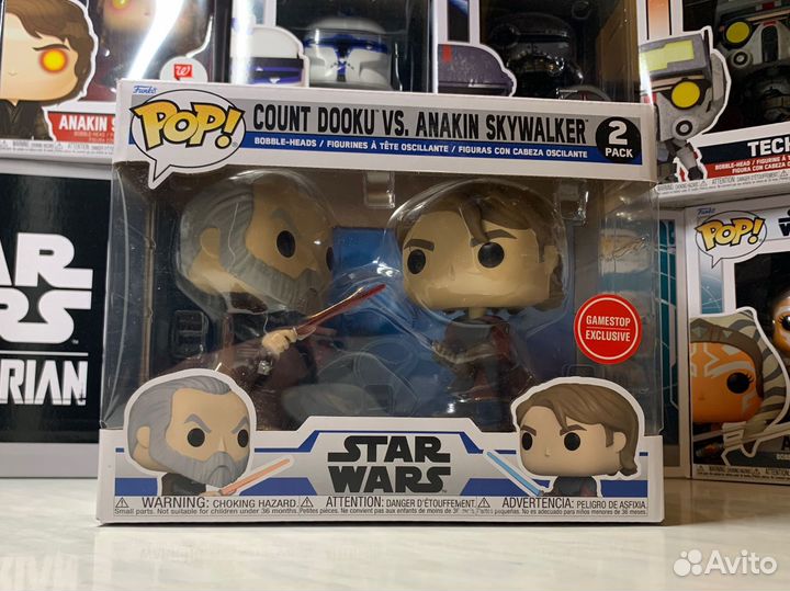 Funko Pop Count Dooku vs. Anakin Skywalker 2-Pack