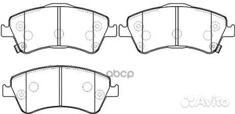 Колодки тормозные дисковые передн передн. toyot
