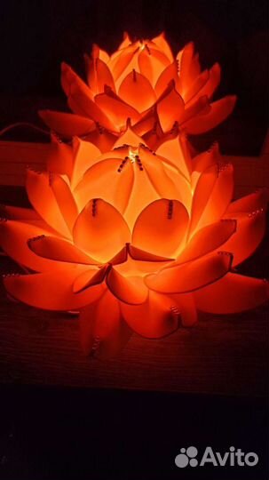 Ночник Лотос. Ручная работа