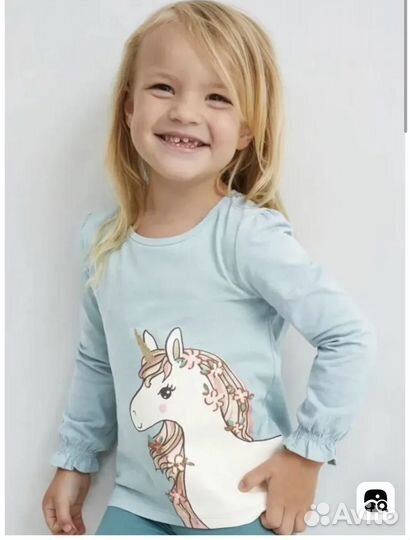 Лонгслив для девочки 3в1 C&a