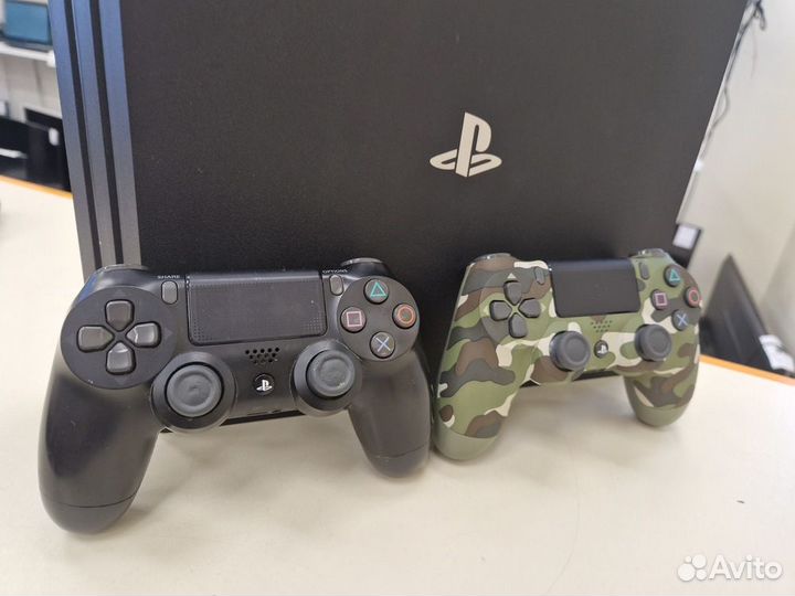 Sony Play Station 4 500gb, 2 геймпада, 4 диска