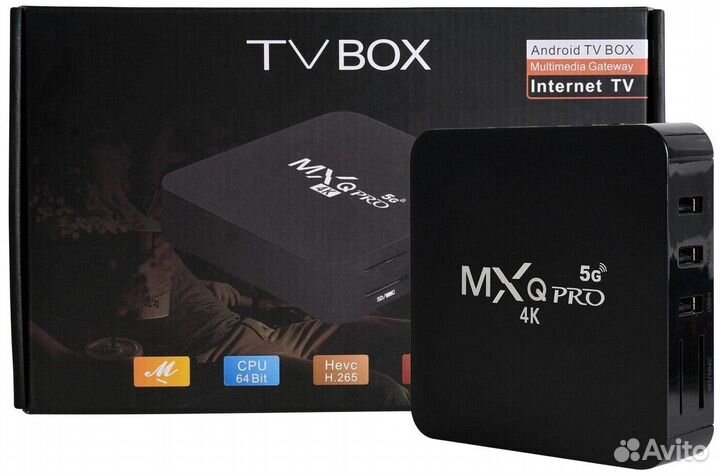 Smart TV приставка MXQ Pro 1/8Gb Wi-Fi, 4K