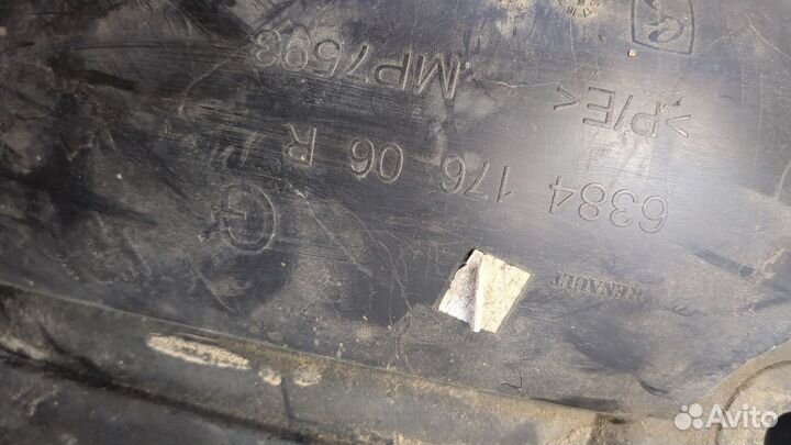 Защита арок (подкрылок) Dacia Sandero 2012, 2015