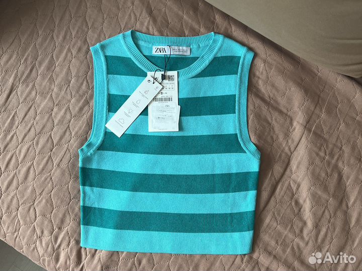 Укороченный топ zara размер m