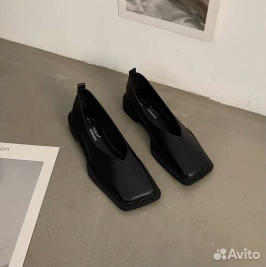 Эластичные балетки vintage