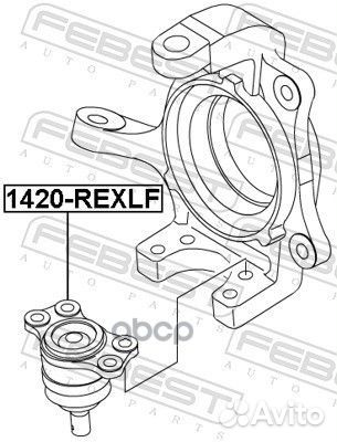 Опора шаровая ssangyong kyron 05-15 1420-rexlf