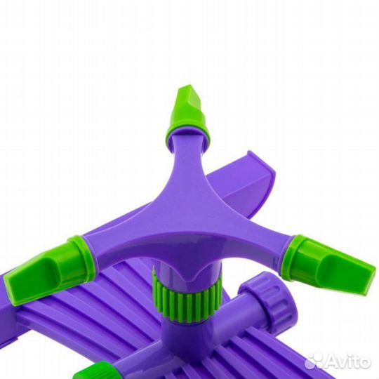 Разбрызгиватель, абс-пластик, вращающий с тремя л