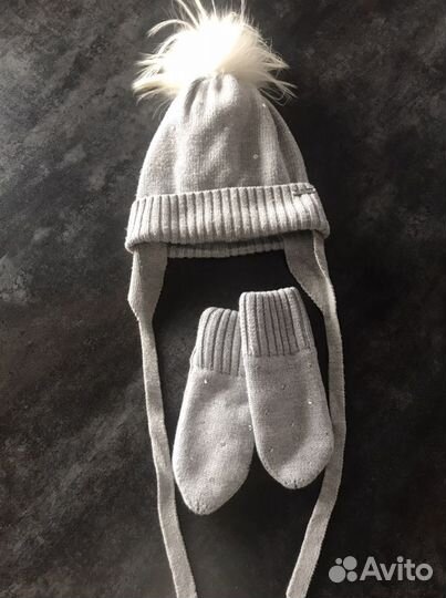 Шапка и варежки Gulliver