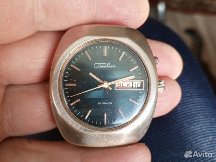 Часы слава 26 камней СССР