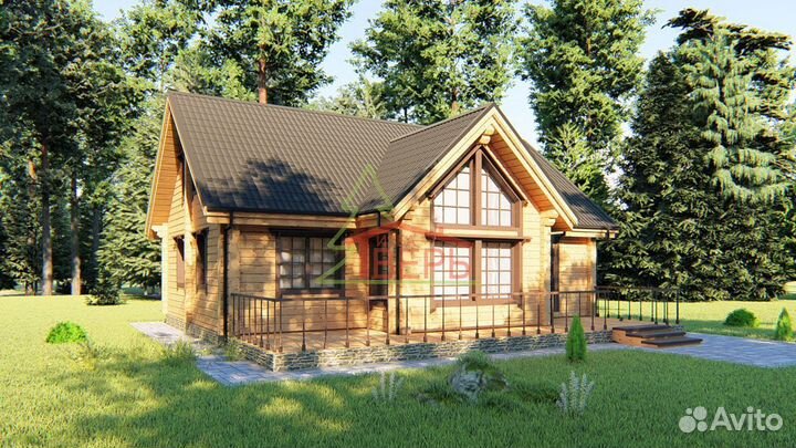 Дом из бруса 11х10