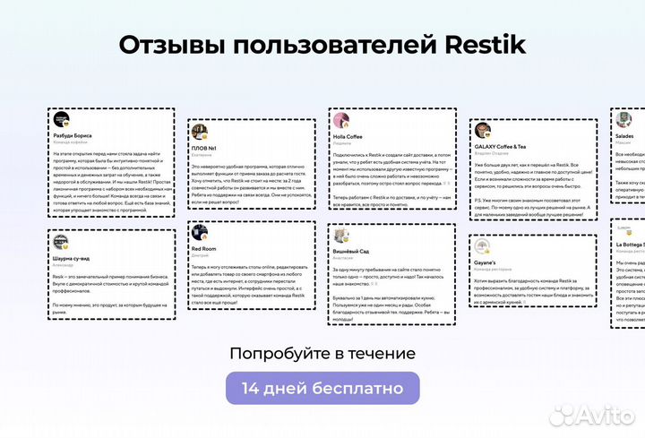 Автоматизация фаст фуда - Restik