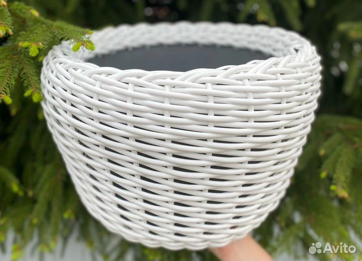 Кашпо из ротанга 12 л