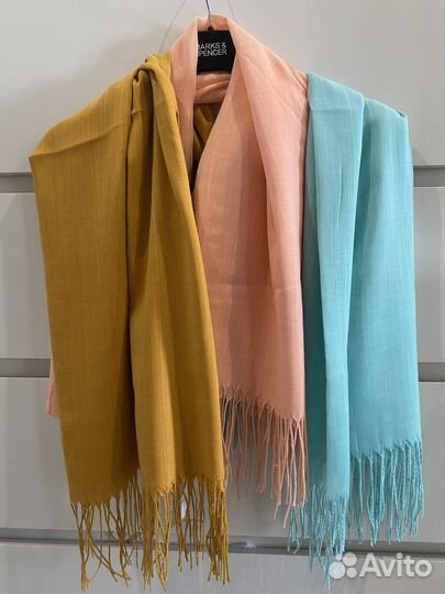 Палантин шарф платок бамбук хлопок