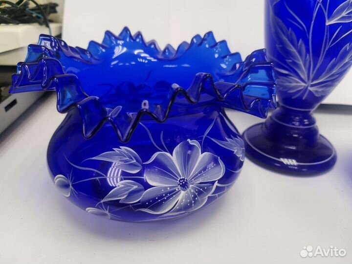 Комплект кобальтовое закалённое стекло