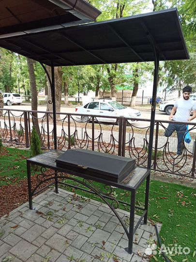 Кованые мангалы с крышей