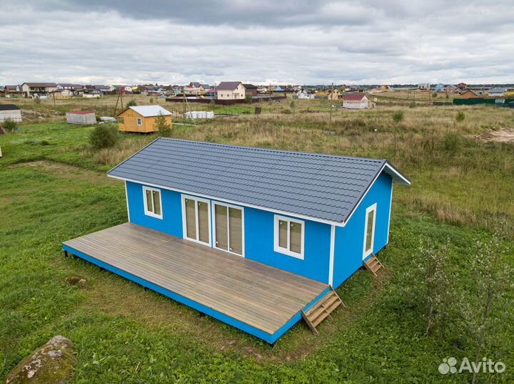 Каркасный дом для постоянного проживания 60 м