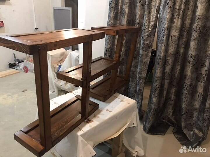 Полки настенные (навесные) массив