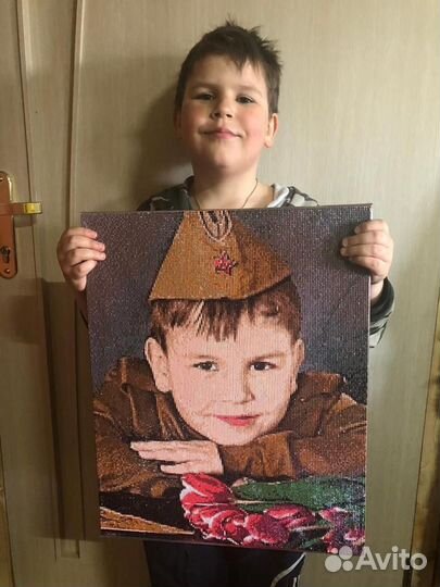 Алмазная мозаика по фото - производство