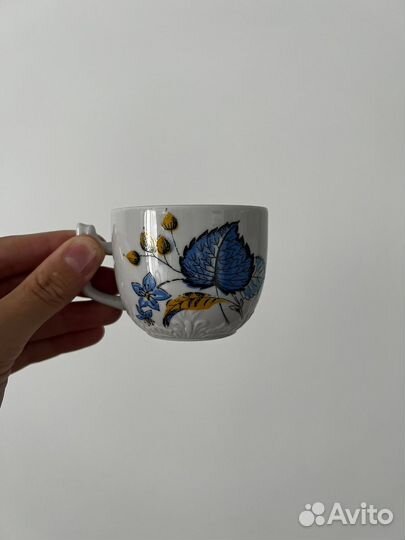 Кофейный фарфоровый сервиз Вербилки