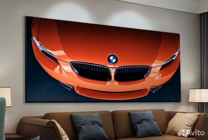 Картина с автомобилем