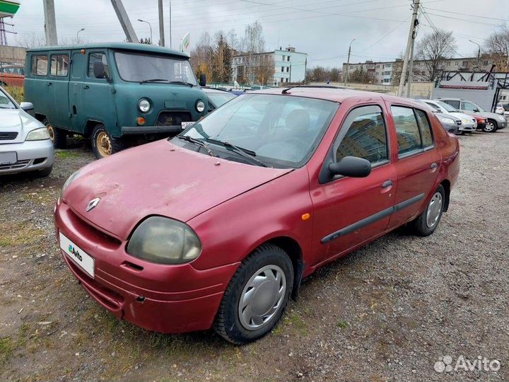 Renault Clio 1.4 МТ, 2000, 222 000 км