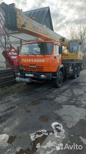 Услуги автокрана 25 тонн