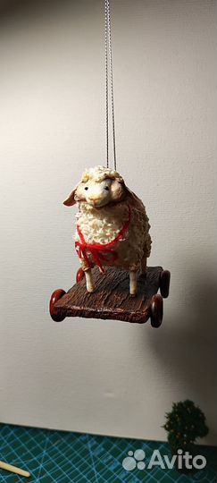 Ватные елочные игрушки