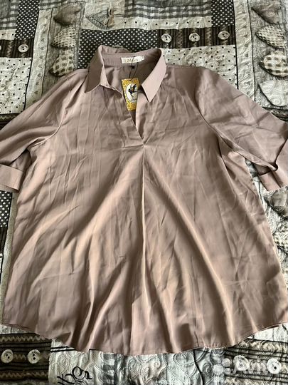 Поло блузка рубашка женская 56-58 р