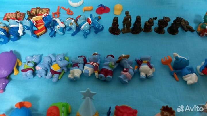 Игрушки из киндера пакетом