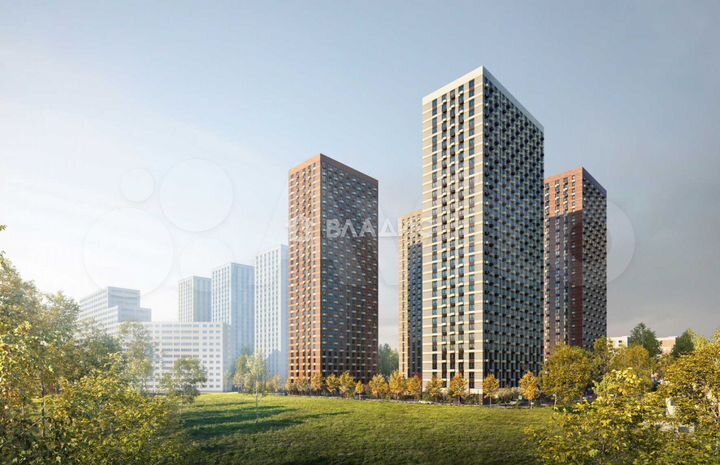 Квартира-студия, 25,7 м², 25/33 эт.