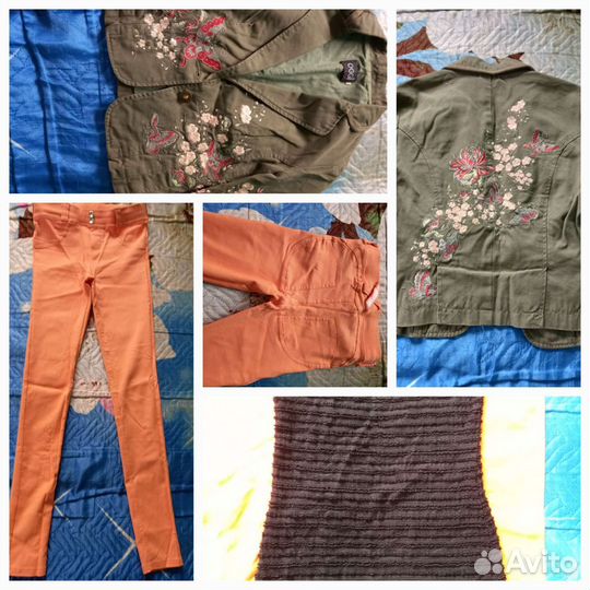 Вещи пакетом+ подарочек серьги бижутерия