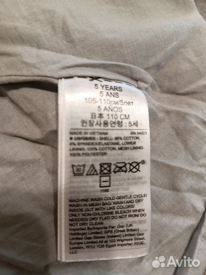 Платье для девочки gap 5 лет