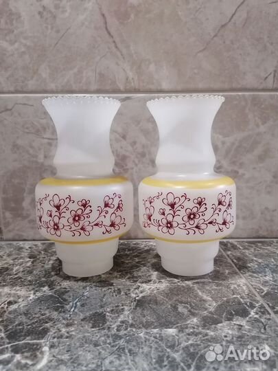 Винтажные плафоны, 2 шт., СССР